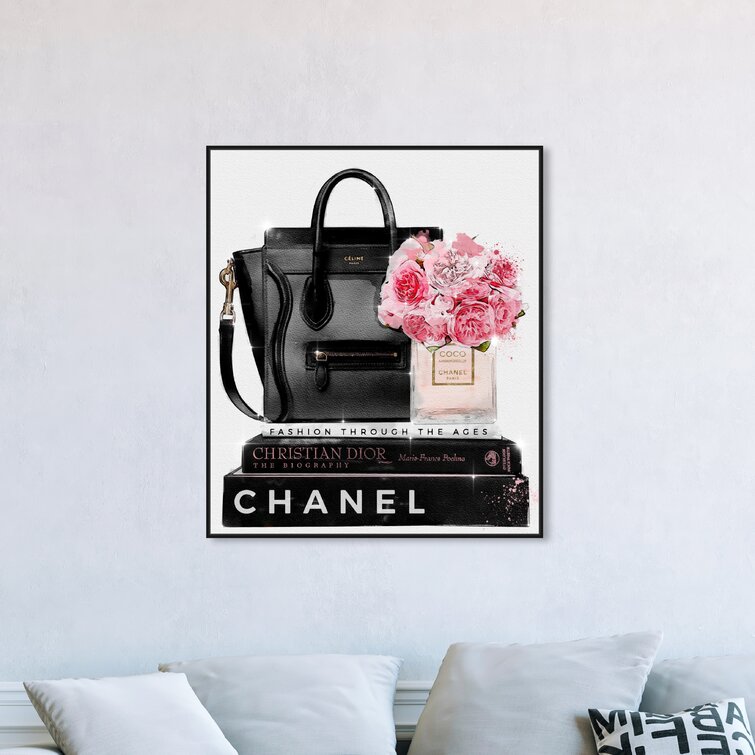 Fashion And Glam Elegant Essentials, Glam Black On Canvas by Oliver Gal  Print